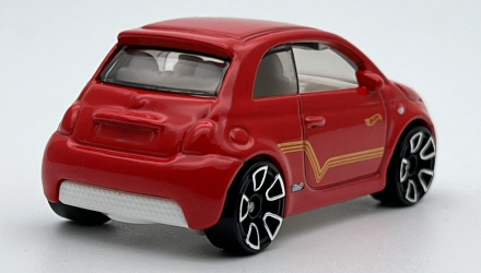 Машинка Базовая Hot Wheels Fiat 500e Green Speed 1:64 HKK24 Red - Retromagaz, image 3