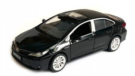 Машинка Автопром Toyota Corolla Hybrid 1:32 Black - Retromagaz, image 4