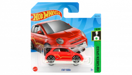 Машинка Базовая Hot Wheels Fiat 500e Green Speed 1:64 HKK24 Red - Retromagaz, image 1