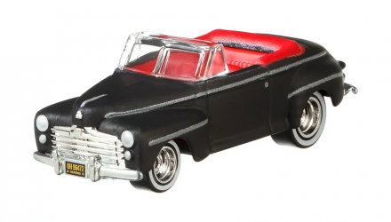 Машинка Premium Hot Wheels Back to the Future Ford Super De Luxe Rep. Entertainment 1:64 HKC25 Black - Retromagaz, image 6