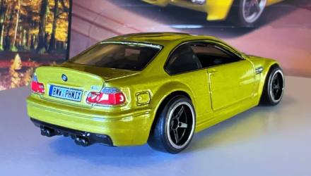 Машинка Premium Hot Wheels BMW M3 E46 Boulevard 1:64 HRT80 Yellow - Retromagaz, image 2