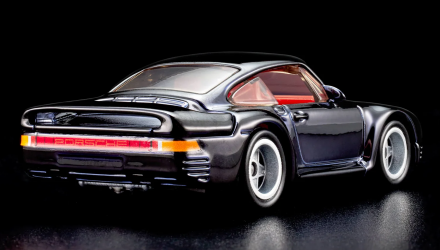 Машинка Premium Hot Wheels Porsche 959 Red Line Club RLC 1:64 HNL18 Black - Retromagaz, image 3