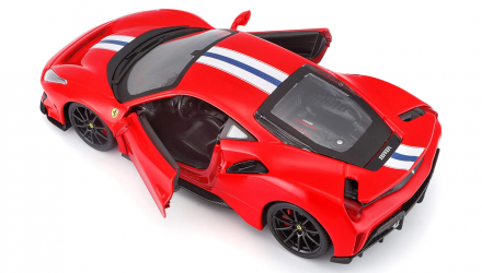 Машинка Bburago Ferrari 488 Pista Race & Play 1:24 Red - Retromagaz, image 5