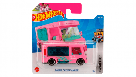 Машинка Базова Hot Wheels Barbie Dream Camper Metro 1:64 HCT79 Pink - Retromagaz, image 1