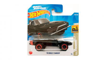 Машинка Базовая Hot Wheels '70 Dodge Charger Fast & Furious Baja Blazers 1:64 HCV70 Black - Retromagaz, image 1