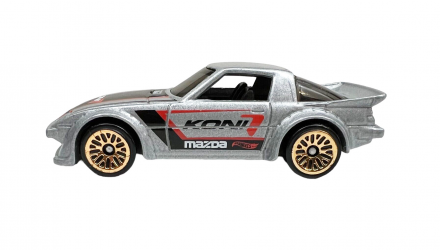 Машинка Базова Hot Wheels Mazda RX-7 Speed Graphics 1:64 FYD25 Metallic Silver - Retromagaz, image 3