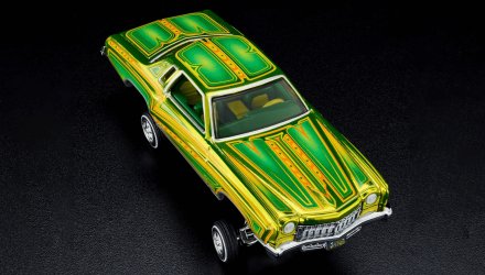 Машинка Premium Hot Wheels 1975 Chevrolet Monte Carlo Red Line Club RLC 1:64 HGK77 Green - Retromagaz, image 4