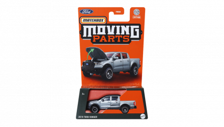 Тематическая Машинка Matchbox 2019 Ford Ranger Moving Parts 1:64 FWD28/HVN13 Silver - Retromagaz, image 1