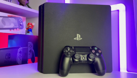 Набір Консоль Sony PlayStation 4 Slim 1TB Black Б/У  + Геймпад Бездротовий DualShock 4 Version 2 - Retromagaz, image 1