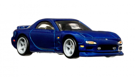 Машинка Premium Hot Wheels '95 Mazda RX7 Ronin Run 1:64 HCK13 Blue - Retromagaz, image 5