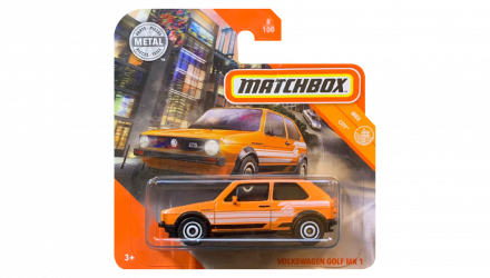 Машинка Большой Город Matchbox 1976 Volkswagen Golf GTI MK1 City 1:64 GKL68 Orange - Retromagaz, image 1