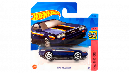 Машинка Базовая Hot Wheels DMC Delorean The `80S 1:64 HKJ65 Dark Blue - Retromagaz, image 1