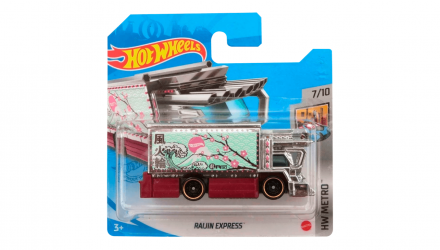 Машинка Базова Hot Wheels Raijin Express Art Cars 1:64 GTB63 Silver - Retromagaz, image 1