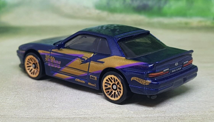 Машинка Базова Hot Wheels Nissan Silvia (S13) Speed Graphics 1:64 GHF03 Dark Blue - Retromagaz, image 3