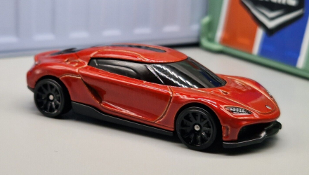 Машинка Базовая Hot Wheels Koenigsegg Gemera Exotics 1:64 HKK56 Red - Retromagaz, image 2