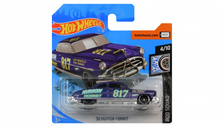 Машинка Базовая Hot Wheels '52 Hudson Hornet Rod Squad 1:64 GHF20 Purple - Retromagaz, image 1