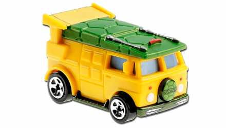 Машинка Базовая Hot Wheels Teenage Mutant Ninja Turtles Party Wagon Screen Time 1:64 GRX96 Yellow - Retromagaz, image 2