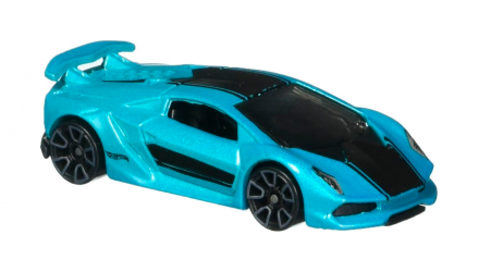 Машинка Базова Hot Wheels Lamborghini Sesto Elemento Exotics 1:64 DHR02 Blue - Retromagaz, image 4