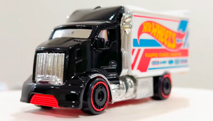 Машинка Базовая Hot Wheels Hiway Hauler 2 Haulers 1:64 HKH27 Black - Retromagaz, image 2