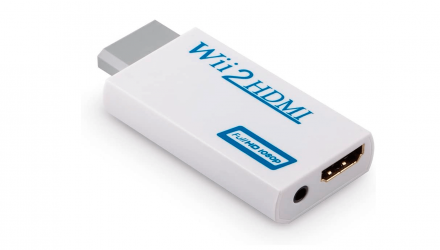 Адаптер RMC Wii Converter HDMI 1.4 + Jack 3.5 - AV Multi Out White Новий - Retromagaz, image 1