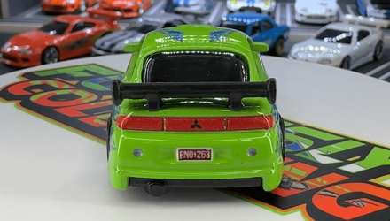 Тематична Машинка Hot Wheels 1995 Mitsubishi Eclipse Brian O'Conner Fast & Furious 1:64 JBY29 Green - Retromagaz, image 6