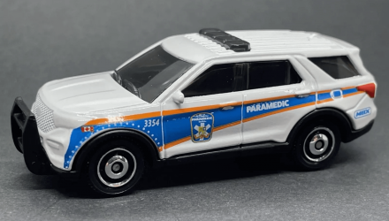 Машинка Большой Город Matchbox 2023 Ford Police Interceptor Utility Highway 1:64 HVN42 White - Retromagaz, image 1