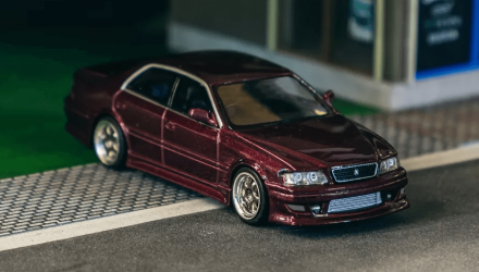 Машинка Premium Tarmac Works VERTEX Toyota Chaser JZX100 GLOBAL64 1:64 Purple - Retromagaz, image 1