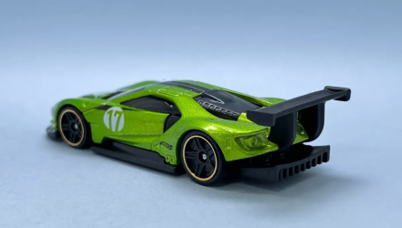 Машинка Базовая Hot Wheels 2016 Ford GT Race Then and Now 1:64 HTC71 Green - Retromagaz, image 2