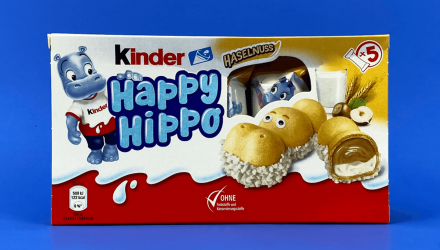 Набір Батончик Kinder Happy Hippo Haselnuss 5 Pieces 103g 10шт - Retromagaz, image 1