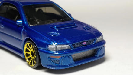 Машинка Базова Hot Wheels '98 Subaru Impreza 22B STi-Version Turbo 1:64 GHB42 Blue - Retromagaz, image 5