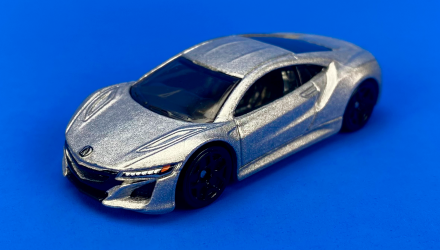 Тематическая Машинка Hot Wheels '17 Acura NSX Fast & Furious 1:64 HNR88/HNT19 Silver - Retromagaz, image 2