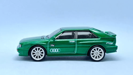 Машинка Базова Hot Wheels '87 Audi quattro Super Treasure Hunt STH Factory Fresh 1:64 JBC35 Green - Retromagaz, image 3