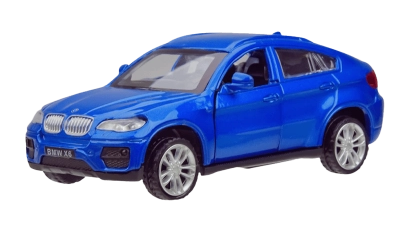 Машинка Автопром BMW X6 1:43 Blue - Retromagaz, image 1