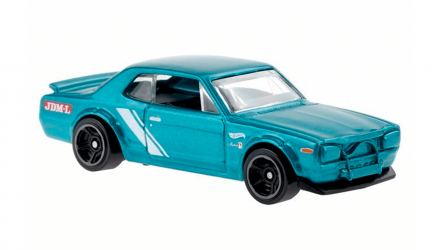 Машинка Базова Hot Wheels Nissan Skyline H/T 2000GT-X J-Imports 1:64 HCV11 Green - Retromagaz, image 2