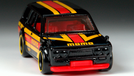 Машинка Базова Hot Wheels Datsun Bluebird Wagon (510) Speed Graphics 1:64 GHF35 Black - Retromagaz, image 5