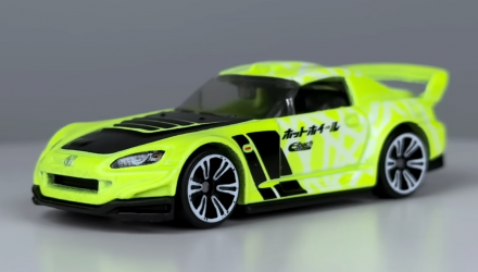 Тематична Машинка Hot Wheels Honda S2000 Neon Speeders 1:64 HLH72/HRW72 Green - Retromagaz, image 2