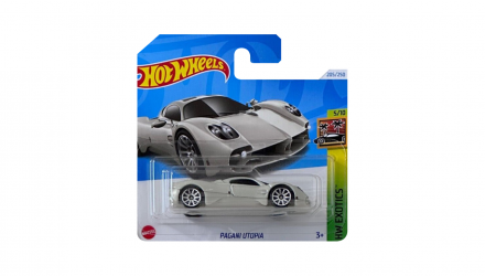 Машинка Базова Hot Wheels Pagani Utopia Exotics 1:64 HRY83 Grey - Retromagaz, image 5