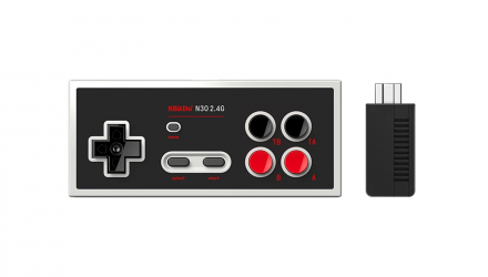 Геймпад Беспроводной 8BitDo NES Classic Mini N30 2.4Ghz Grey Новый - Retromagaz, image 2