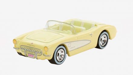 Машинка Premium Hot Wheels 1956 Corvette Barbie The Movie Diorama 1:64 HRL24 Pink 4шт - Retromagaz, image 4