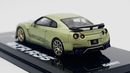 Машинка Premium INNO64 Nissan GT-R (R35) 1:64 Green - Retromagaz, image 2