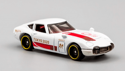 Машинка Базовая Hot Wheels Toyota 2000GT Olympic Games Tokyo 2020 1:64 GHF55 White - Retromagaz, image 2