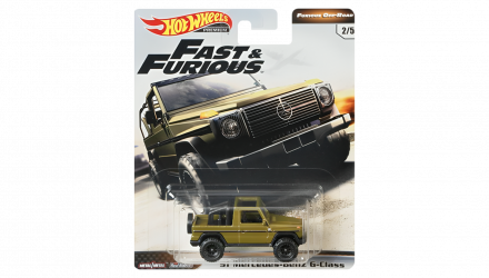 Машинка Premium Hot Wheels 1991 Mercedes-Benz G-Class Fast & Furious 1:64 GBW96 Green - Retromagaz, image 1