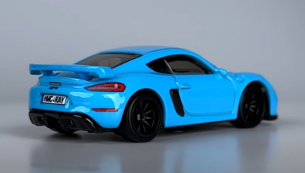 Машинка Premium Hot Wheels Porsche 718 Cayman GT4 Boulevard 1:64 HRT71 Blue - Retromagaz, image 3