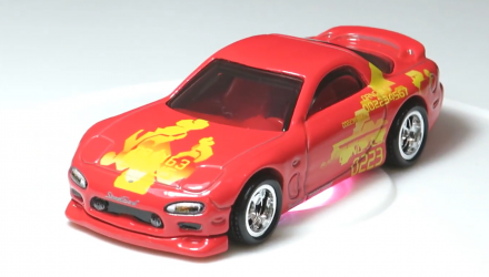 Машинка Premium Hot Wheels Mazda RX-7 FD Fast & Furious 1:64 GJR65 Red - Retromagaz, image 2