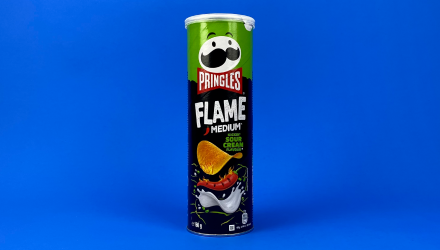 Чіпси Pringles Flame Kickin' Sour Cream 160g - Retromagaz, image 1