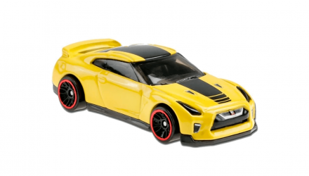 Машинка Базова Hot Wheels '17 Nissan GT-R (R35) Then and Now 1:64 GTB34 Yellow - Retromagaz, image 2