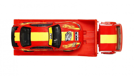 Машинка Premium Hot Wheels 2шт Nissan Silvia (S15) та Транспортер Aero Lift Team Transport 1:64 FLF56/HCR35 Red - Retromagaz, image 5