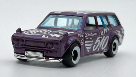 Машинка Базовая Hot Wheels Datsun Bluebird Wagon (510) Wagons 1:64 HKH72 Purple - Retromagaz, image 2