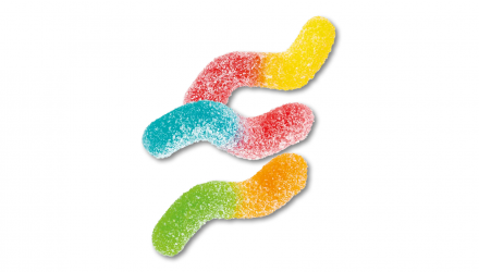 Конфеты Жевательные Trolli Sour Glowworms Кислые Светлячки 150g - Retromagaz, image 2