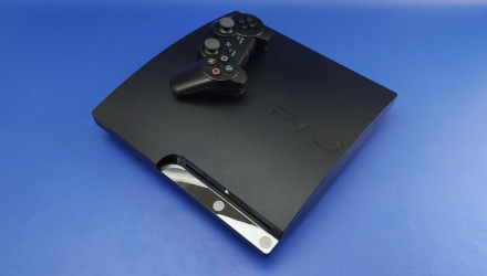 Набор Консоль Sony PlayStation 3 Slim 320GB Black Б/У  + Геймпад Беспроводной DualShock 3 - Retromagaz, image 2